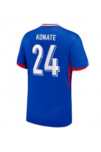 Fotbalové Dres Francie Ibrahima Konate #24 Domácí Oblečení ME 2024 Krátký Rukáv